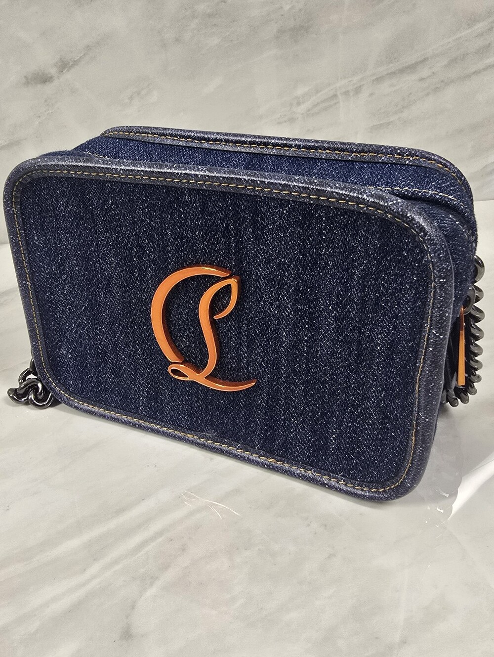 Christian Louboutin Denim Crossbody Bag